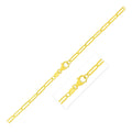 10K Yellow Gold Paperclip Bracelet (2.5mm) - PhishStones Products