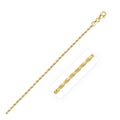 10k Yellow Gold Solid Diamond Cut Rope Chain (2.00 mm) - PhishStones Products
