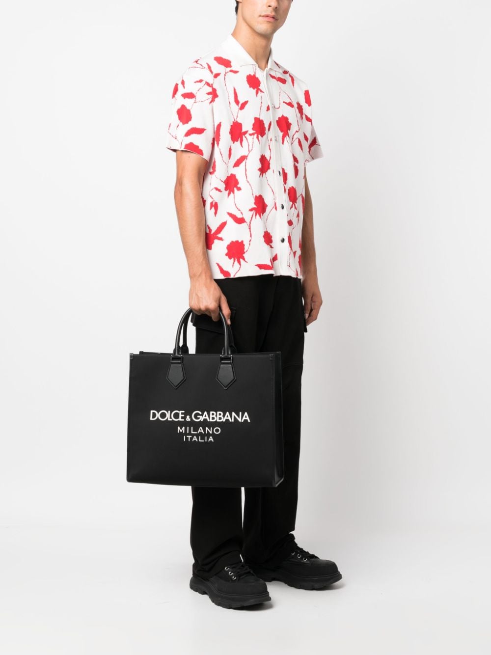Dolce & Gabbana Nylon Large Tote Bag