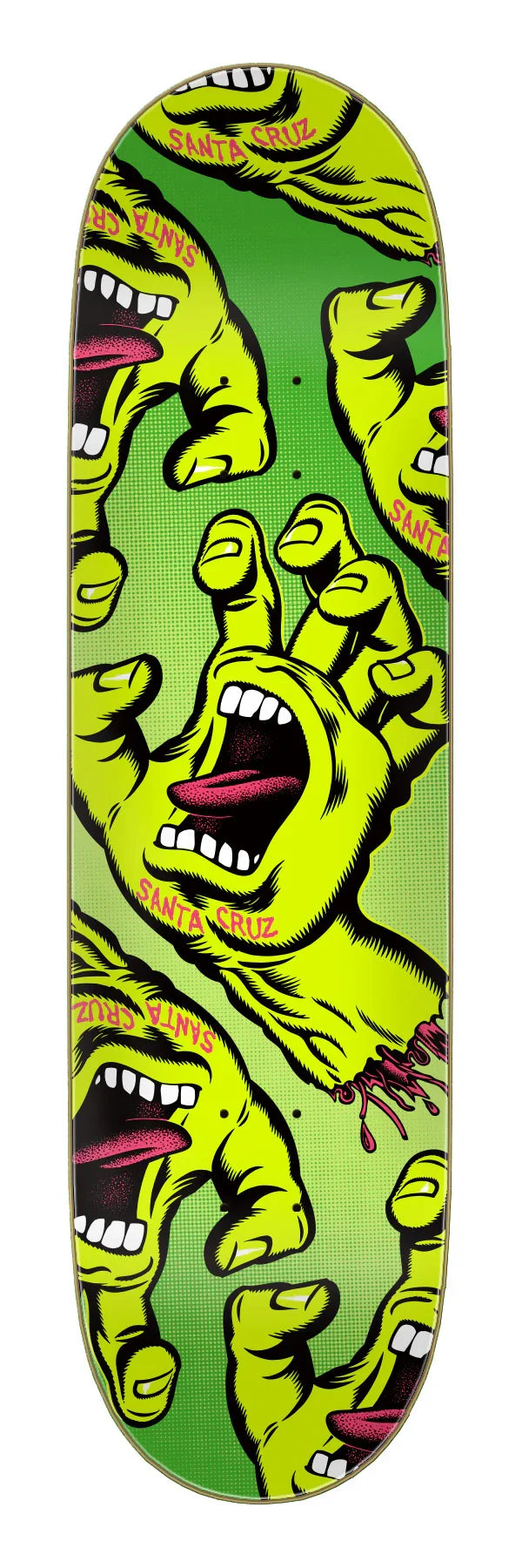 Santa Cruz Crowded Hand Skateboard Deck - 8.5"