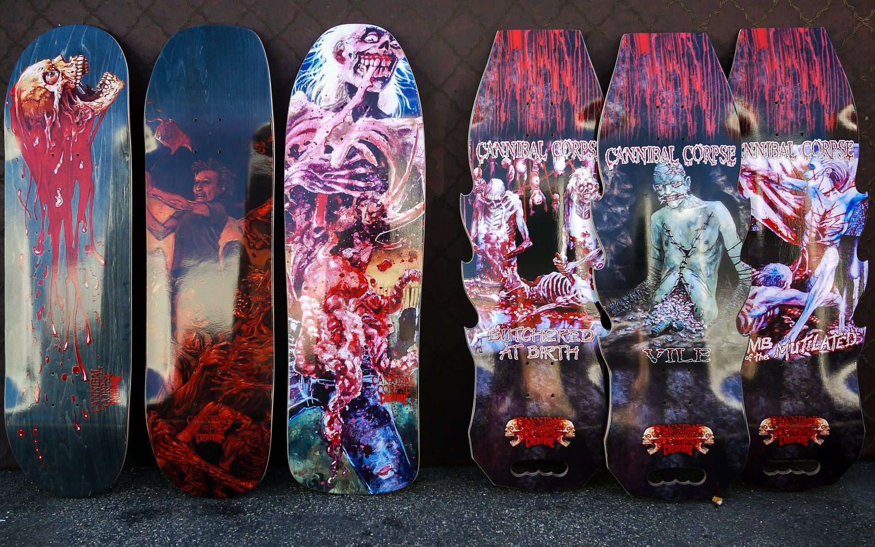 Creature x Cannibal Corpse "Chaos Horrific" 8.75" Complete Skateboard