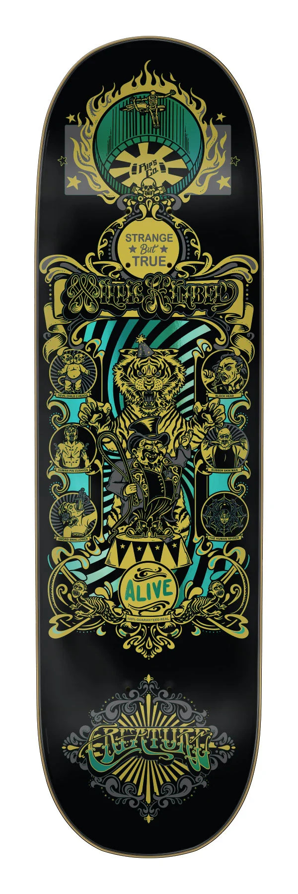 Creature Willis Kimbel Sideshow Skateboard Deck - 9.0"