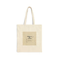 Believe in the Process Tote | note to self, handwritten reminder canvas