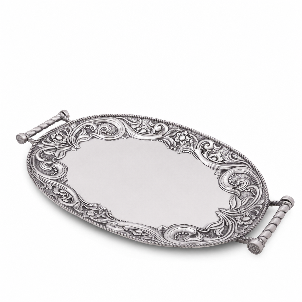 Western Leather Serving Tray