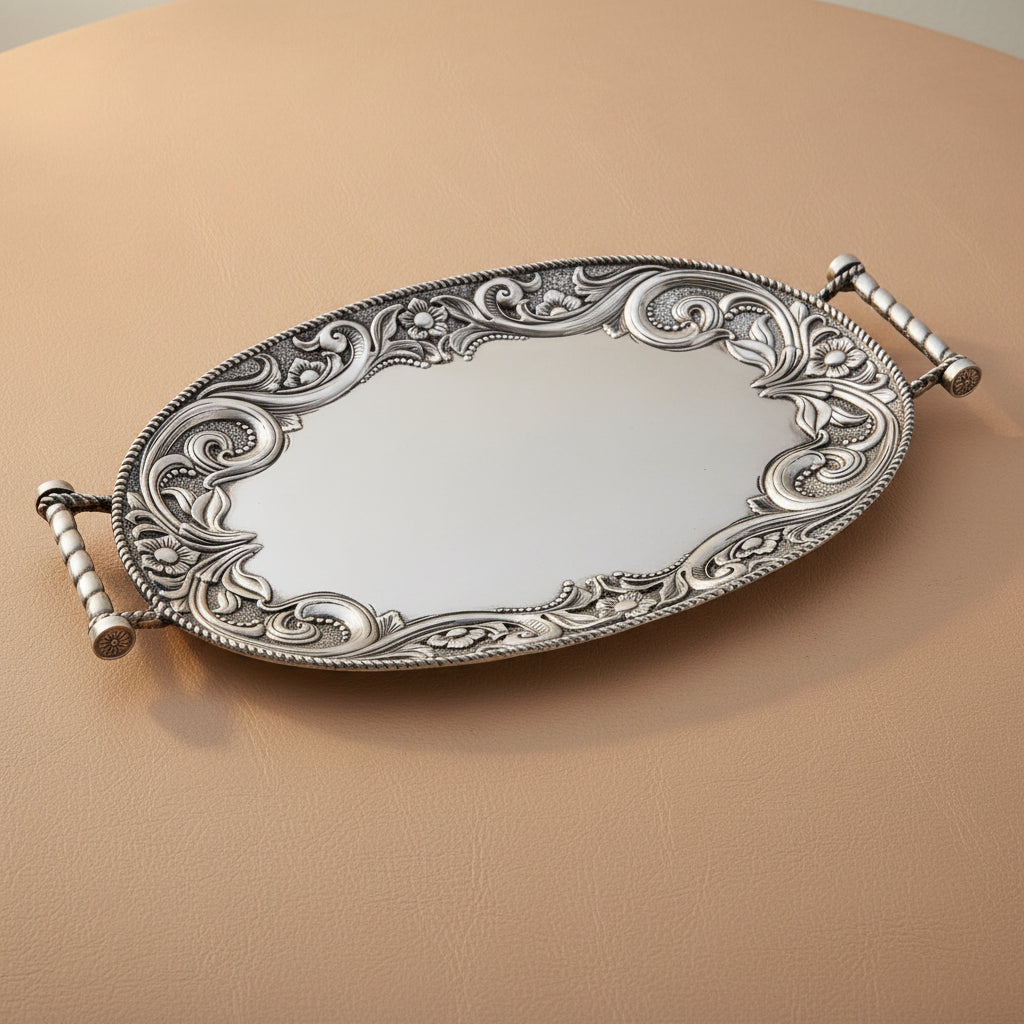 Western Leather Serving Tray