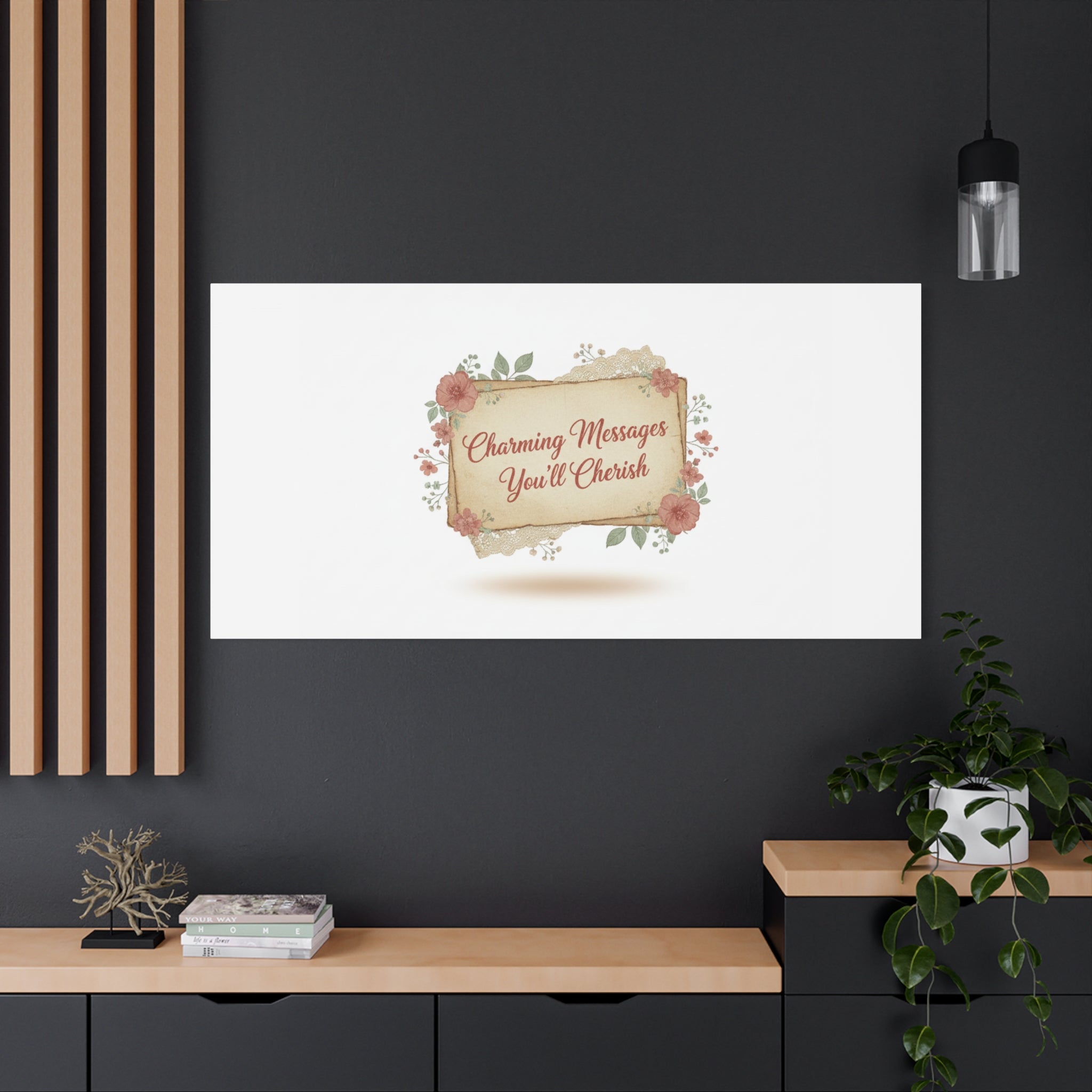 Love Letter Collage Canvas, Vintage Letter Art, Wax Seal Romance Print