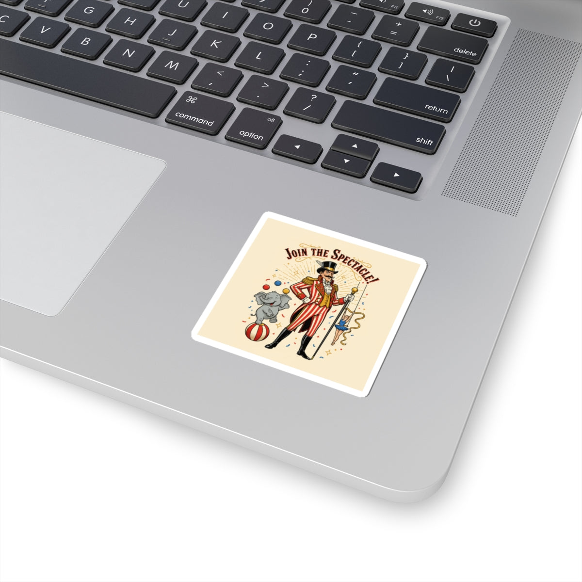 Join the Spectacle Circus Sticker | Vintage Carnival, Camp Big Top