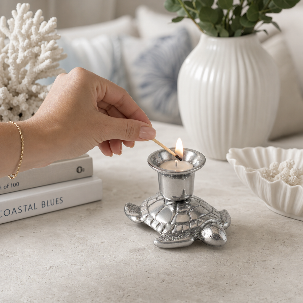 Turtle candle holders