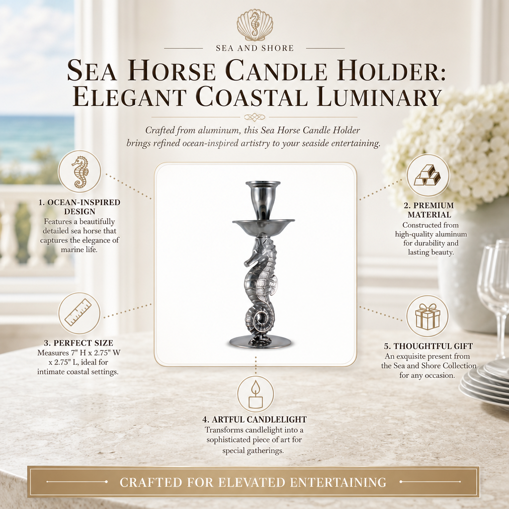 Sea Horse Candle Holder
