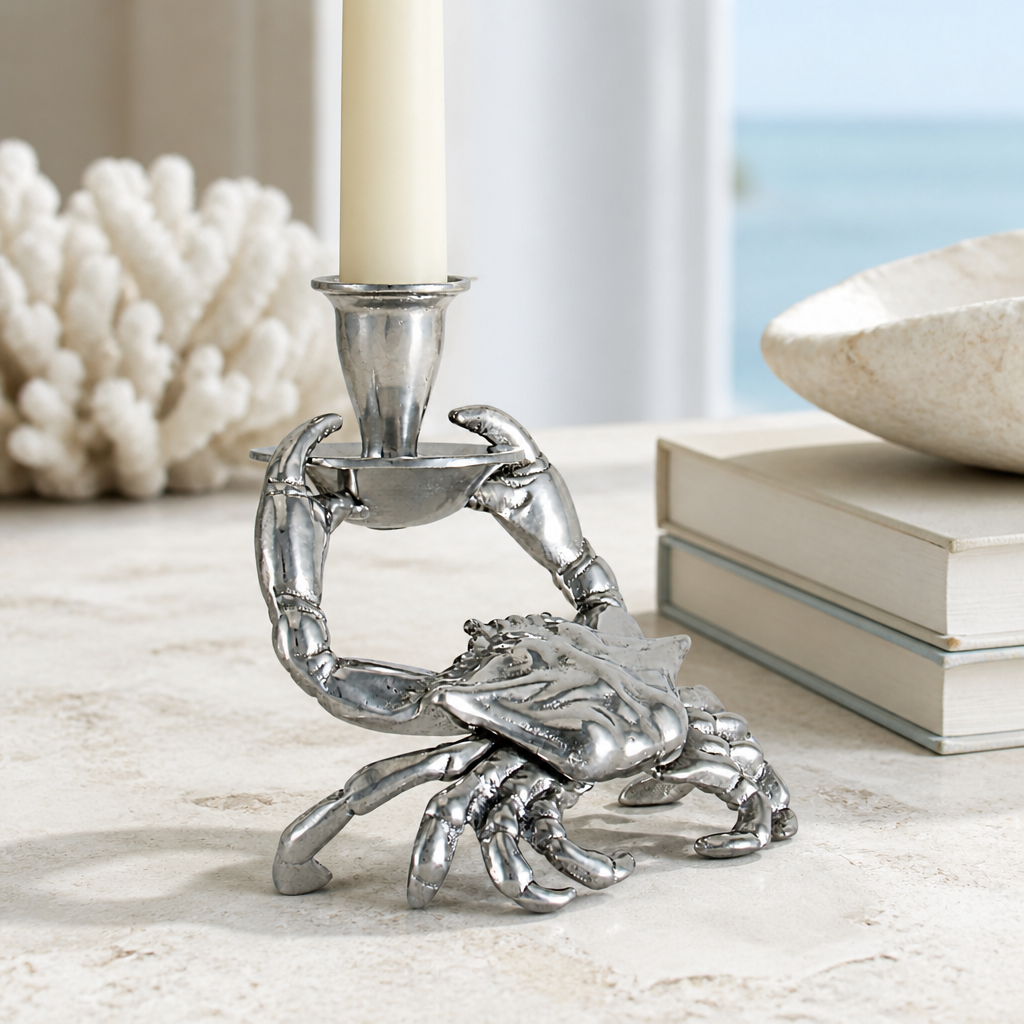 Crab Taper Candle Holders