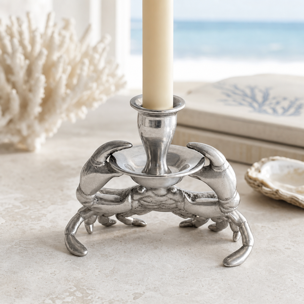 Crab Taper Candle Holders