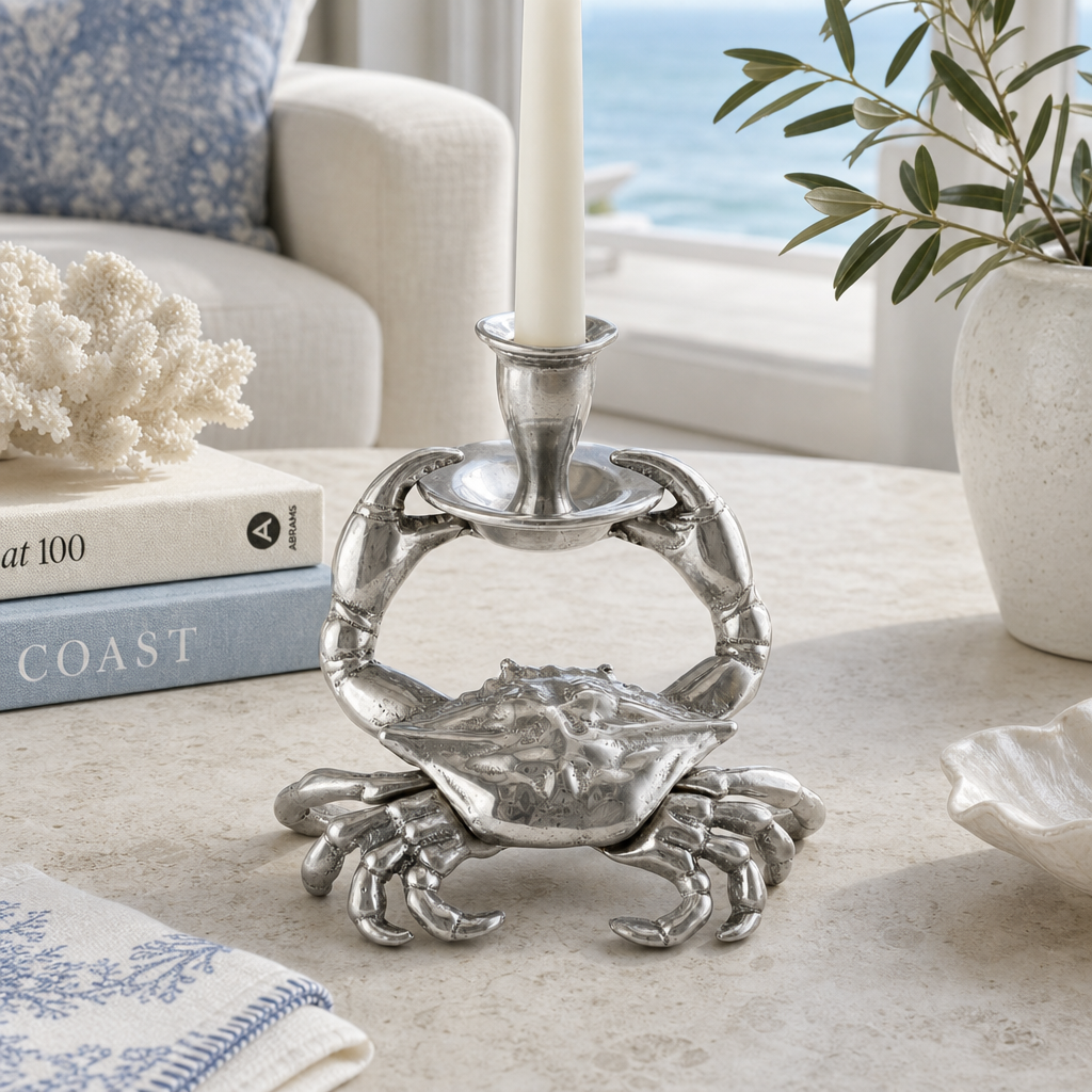 Crab Taper Candle Holders