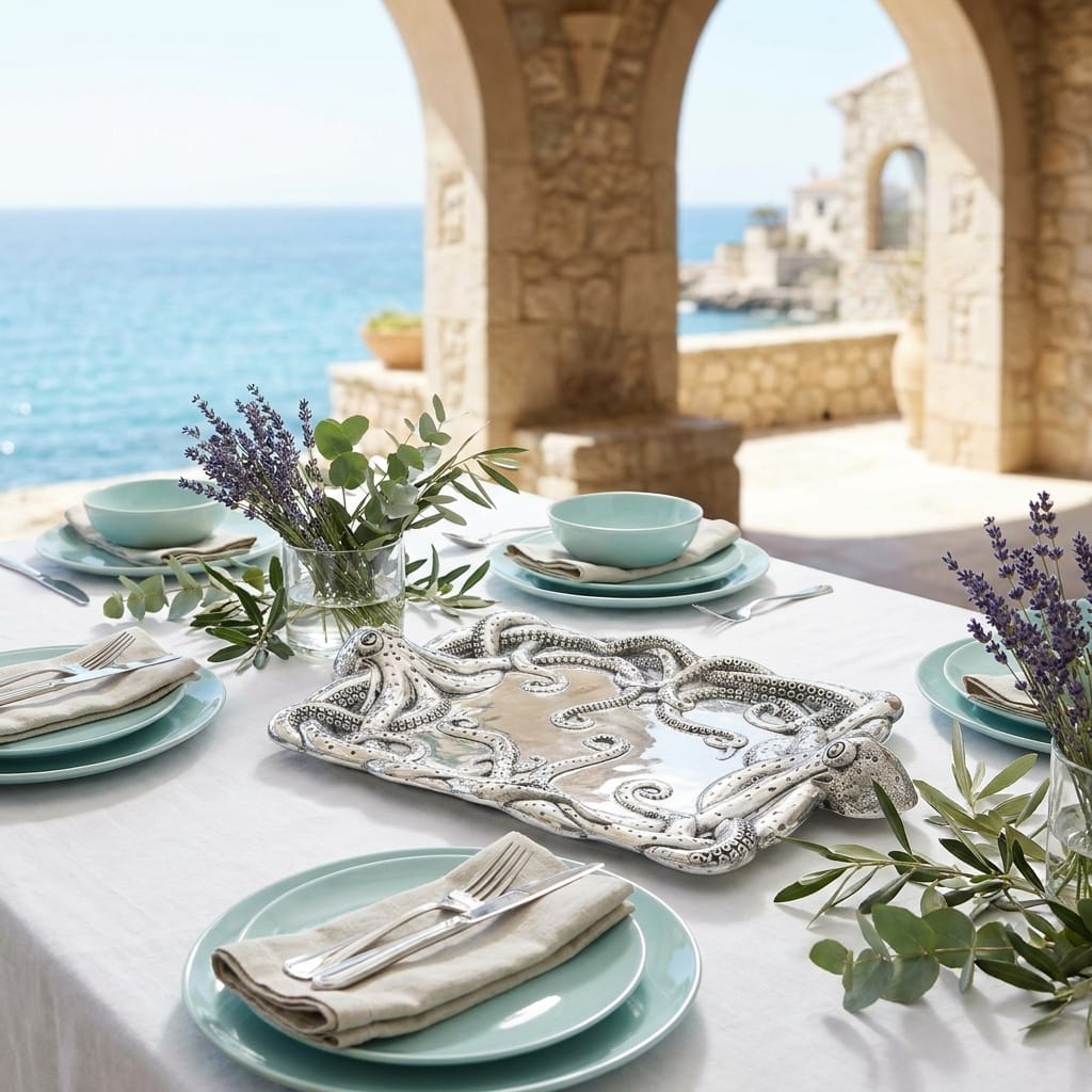 Octopus Centerpiece Tray