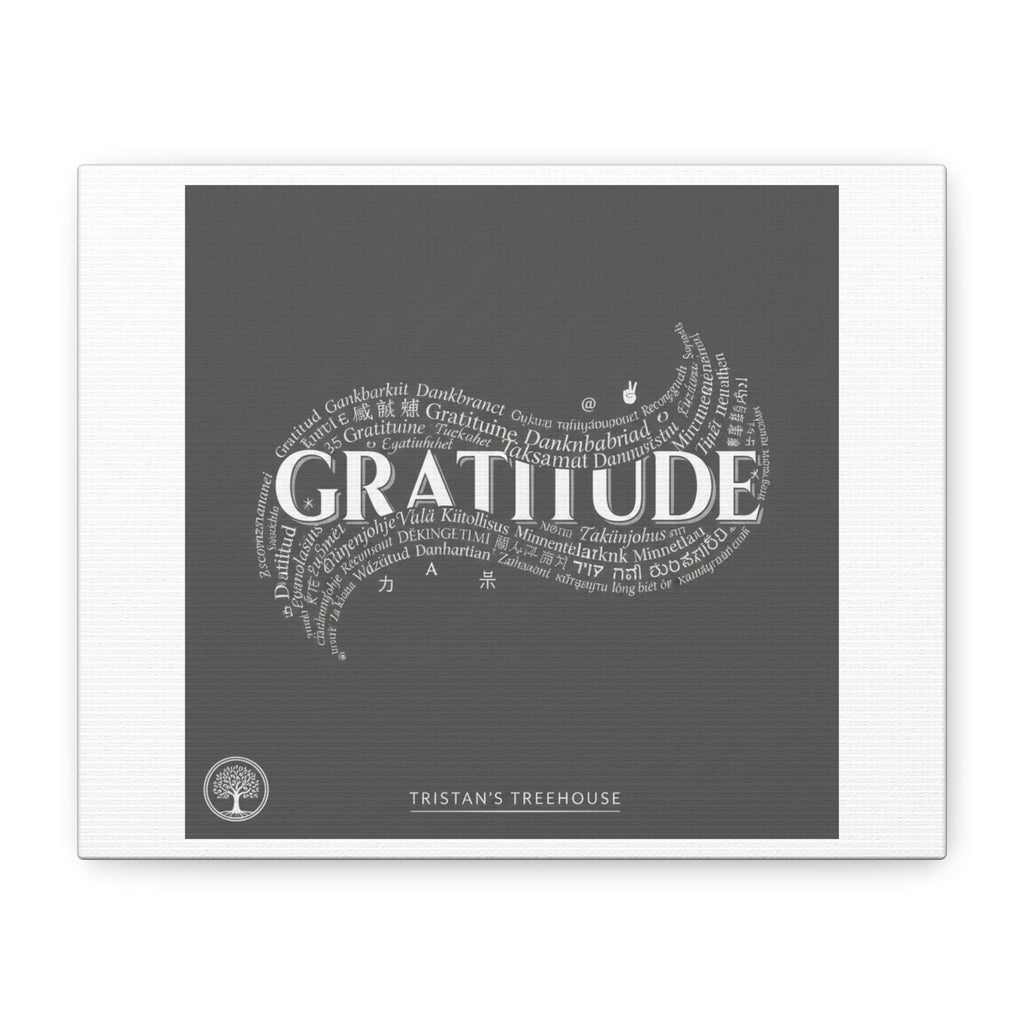 Gratitude Wall Art Matte Canvas | Tiny Treats, sweet uplifting print