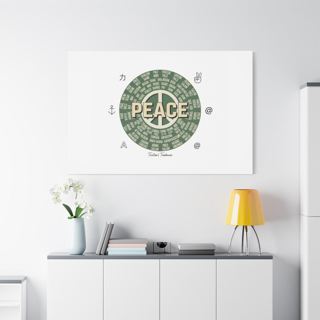 Peace doodle canvas | hand drawn sketch aesthetic, handwritten message