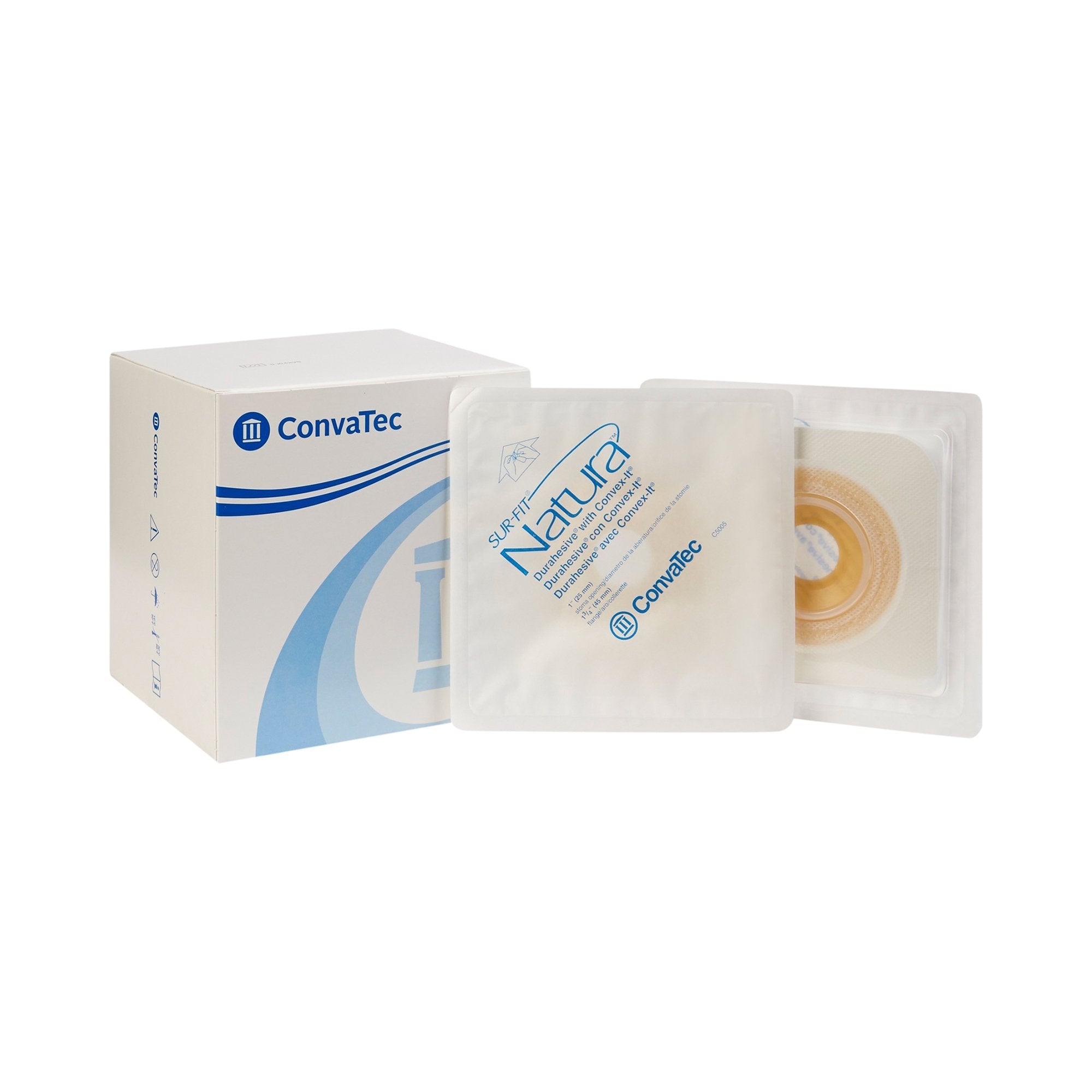 Sur-Fit Natura® Two-Piece Durahesive® Skin Barrier, 70 mm flange 413181