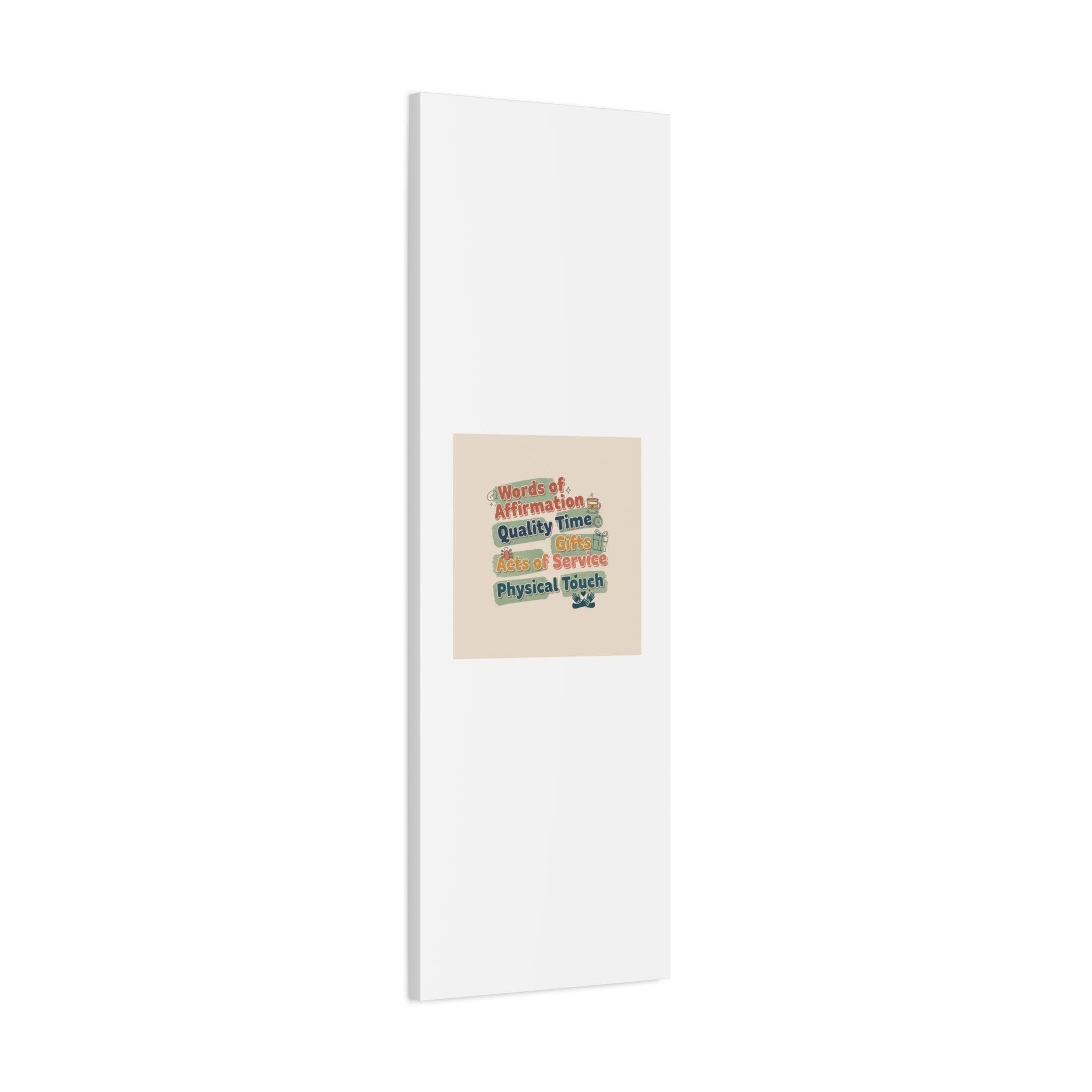 Love Languages List Matte Canvas Wall Art | love language meme, relationship humor