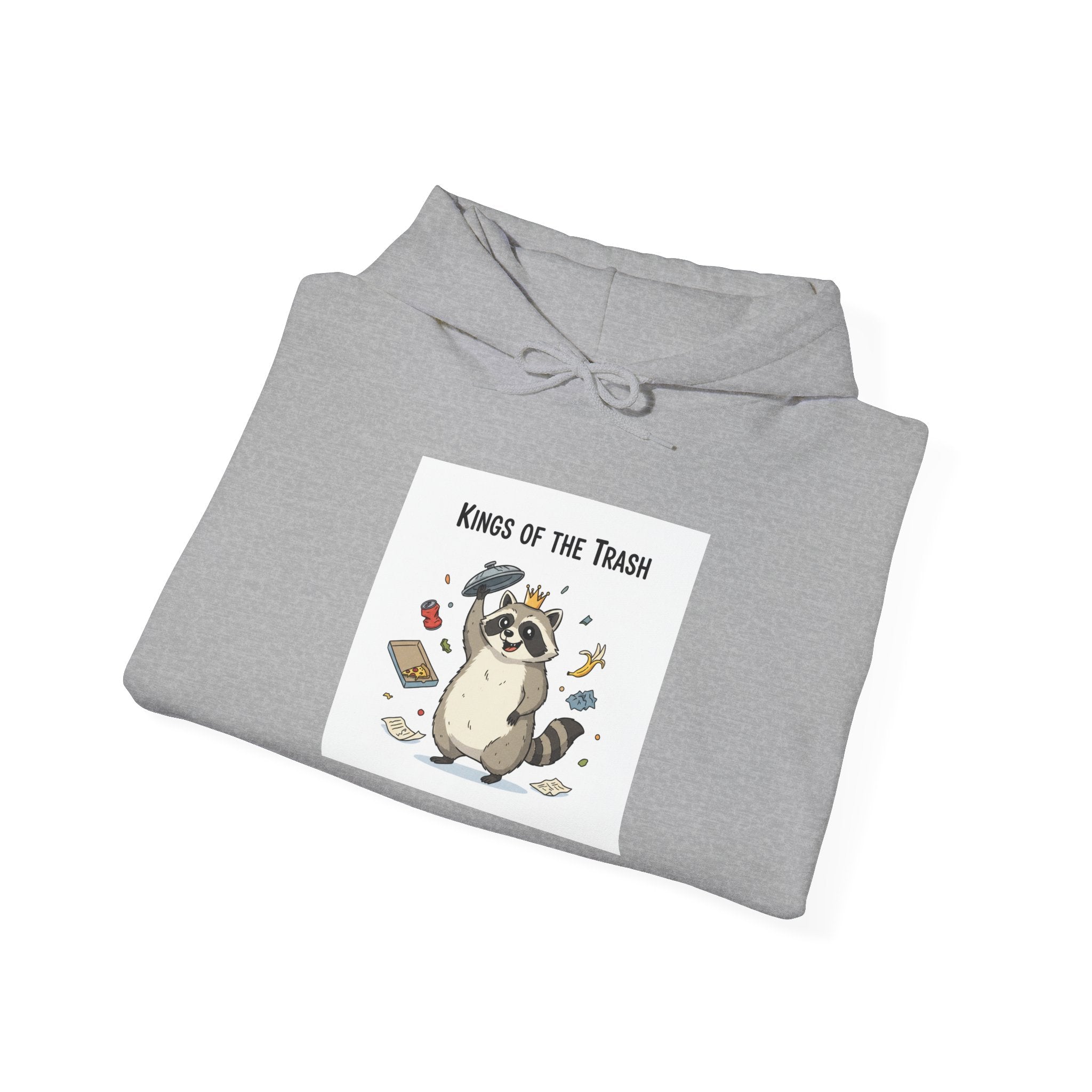 Kings of the Trash Raccoon Hoodie | trash panda, raccoon doodle