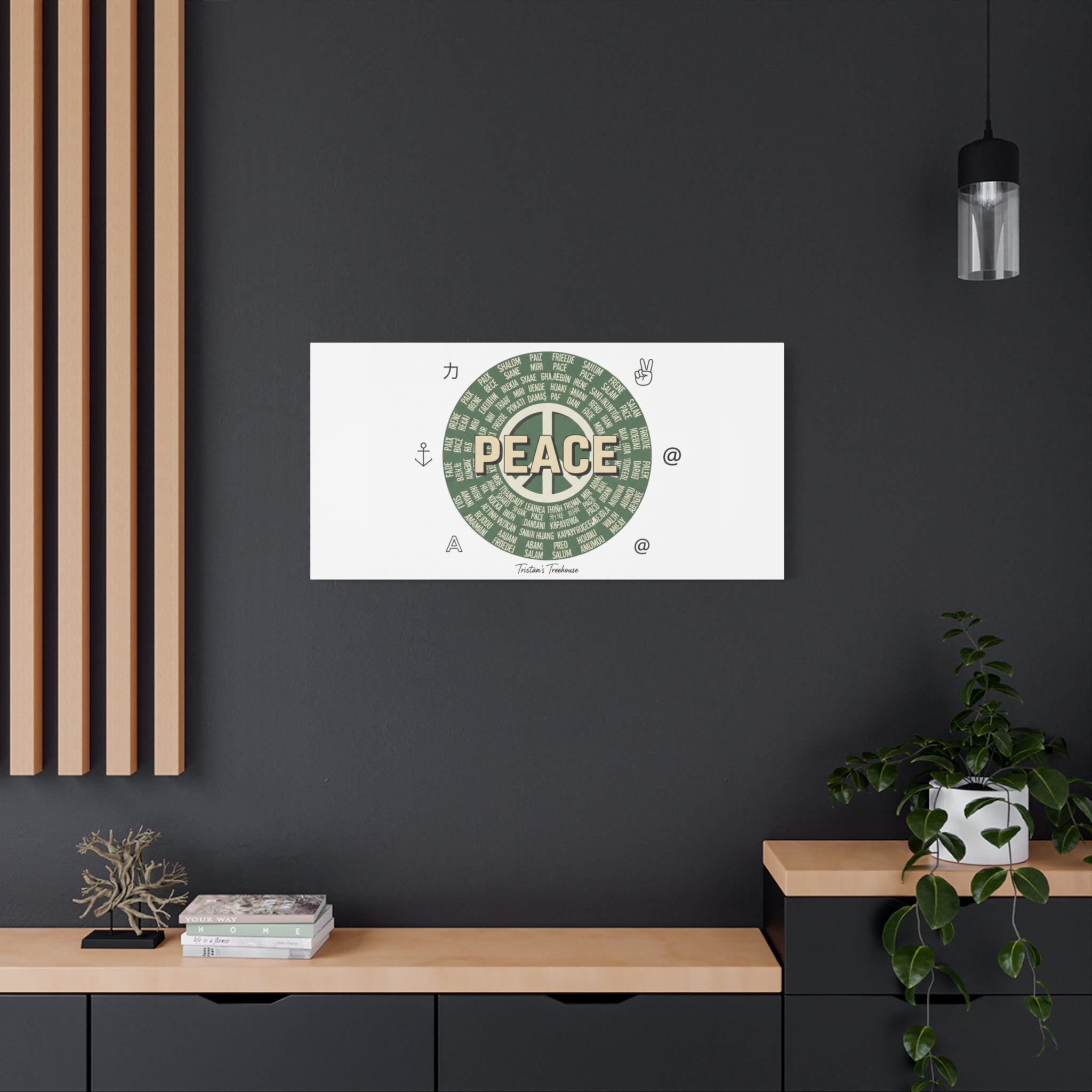 Peace doodle canvas | hand drawn sketch aesthetic, handwritten message