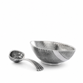 Football Condiment Bowl with Spoon