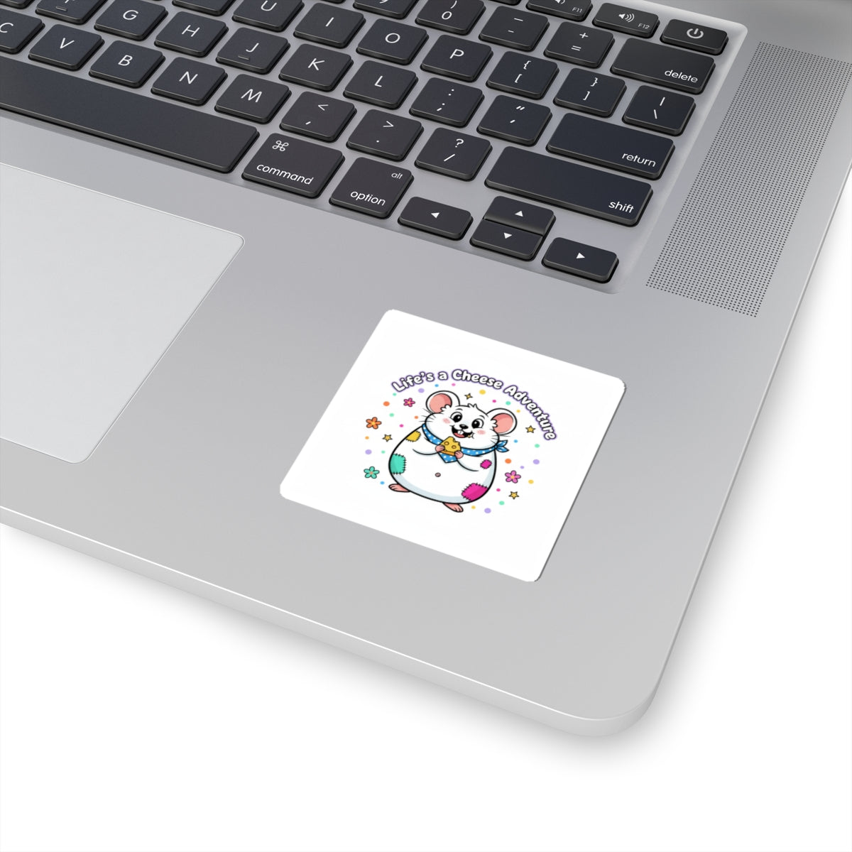 Life's a Cheese Adventure Sticker | Rodent-Core, Rat Lover Decal