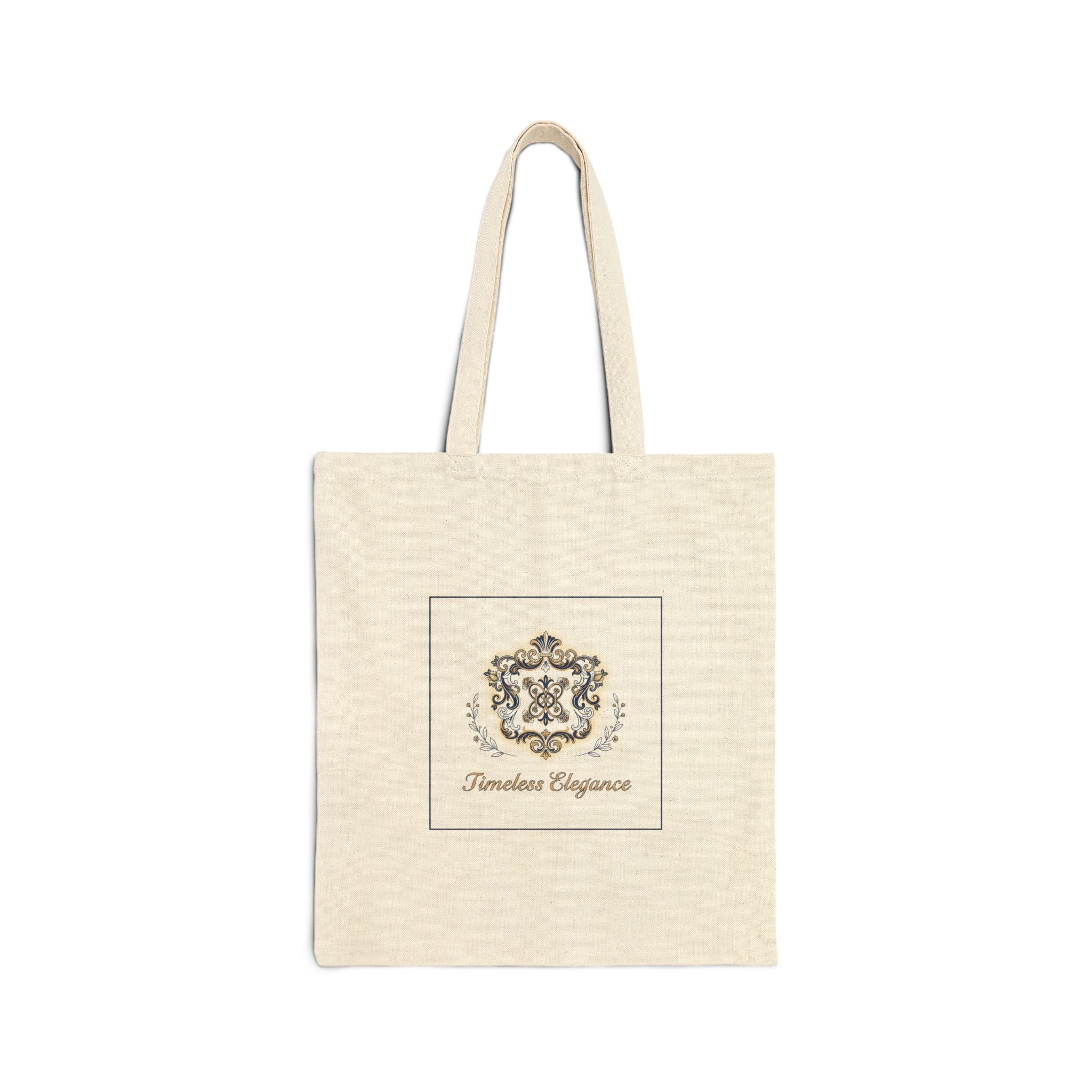 Ornate Brooch Emblem Tote | Vintage Formalwear Accents, Baroque Print