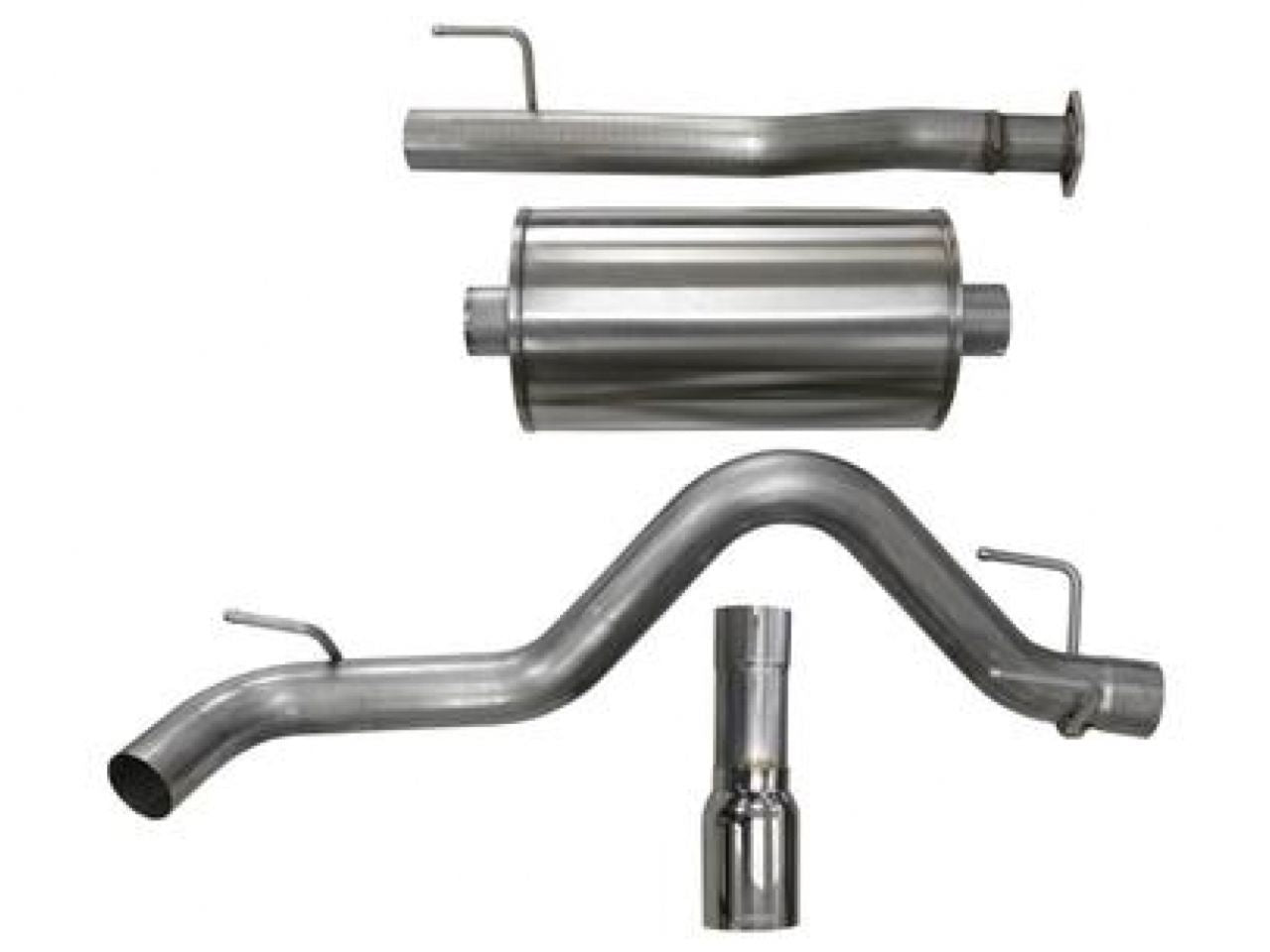 Corsa Performance Corsa 16-18 Toyota Tacoma V6 Sport Cat-Back Single Rear Exit w/ Black