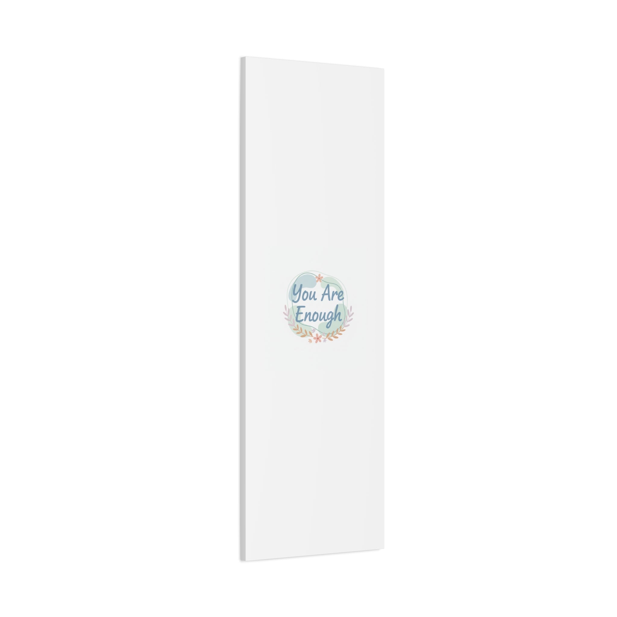 You Are Enough Canvas, Mental Health Art | Supportive Affirmation Wall Decor
