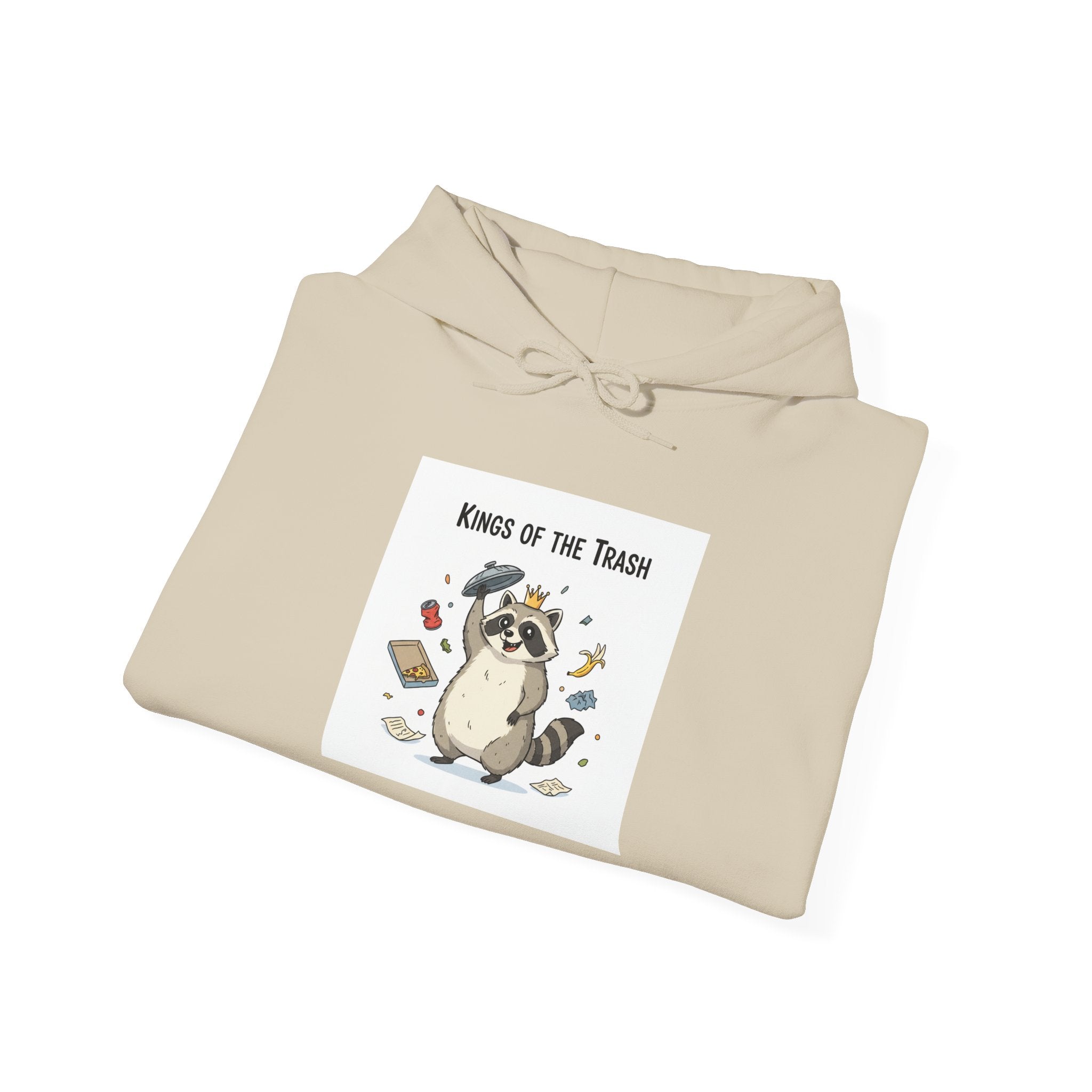 Kings of the Trash Raccoon Hoodie | trash panda, raccoon doodle