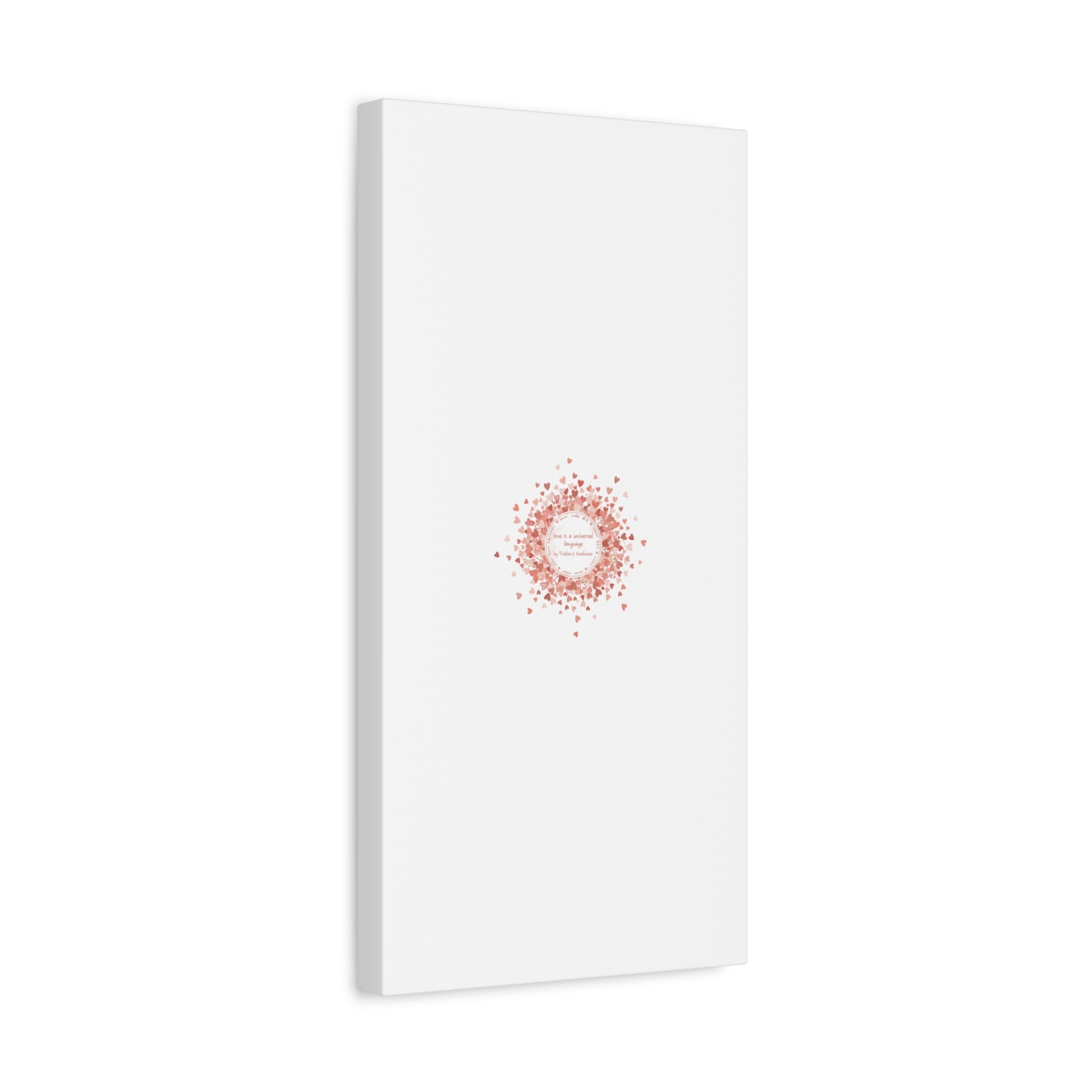 Tiny Heart Confetti Canvas | Matte Stretched Wall Art
