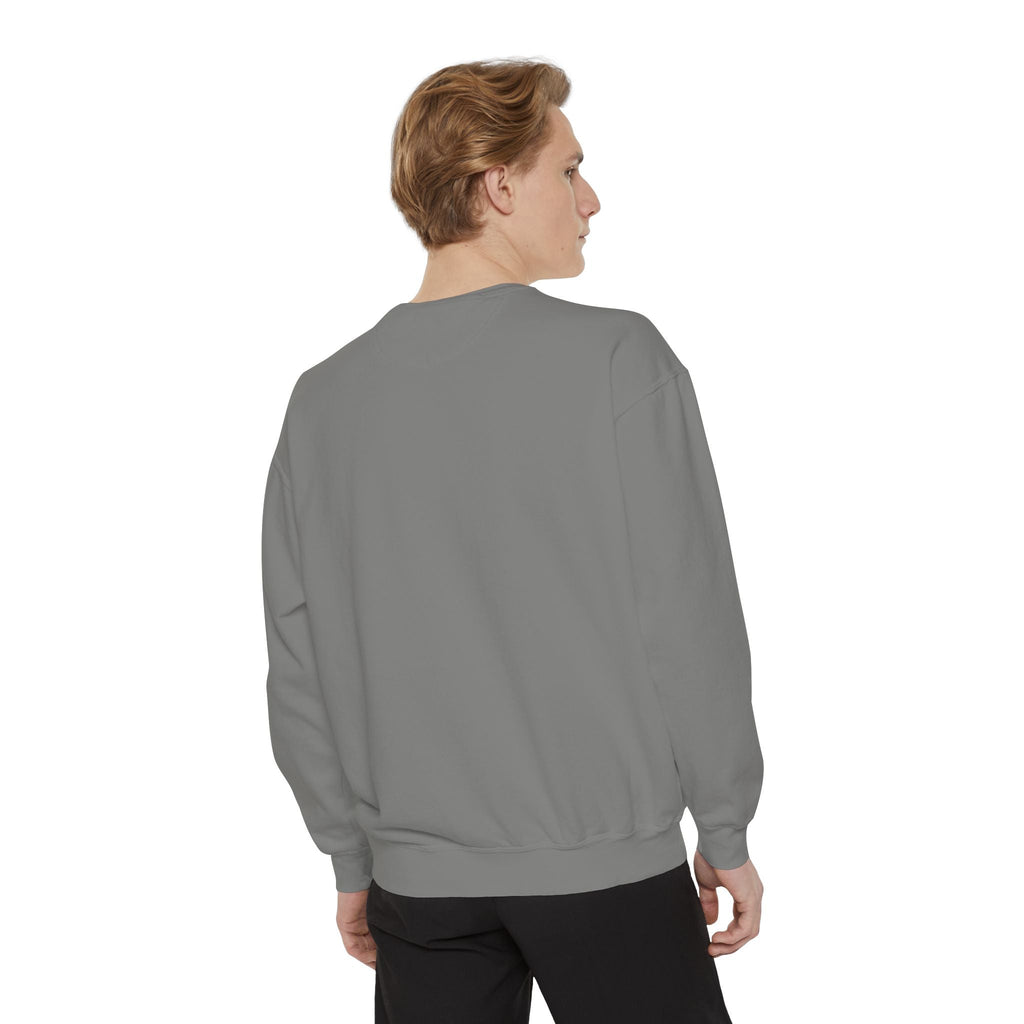 Dog Lover Sweatshirt — Neon Puppy Graphic Crewneck