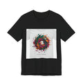 Abstract Floral Swirl Tee | Painterly Brushstroke Apparel, Artsy Graphic Design