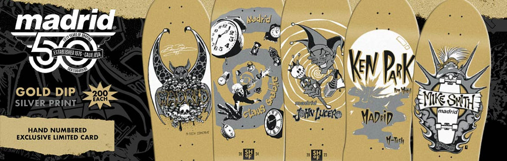 Madrid Ken Park "Crystal Ball" LTD 50th Anniversary SHOF 10.25" Skateboard Deck