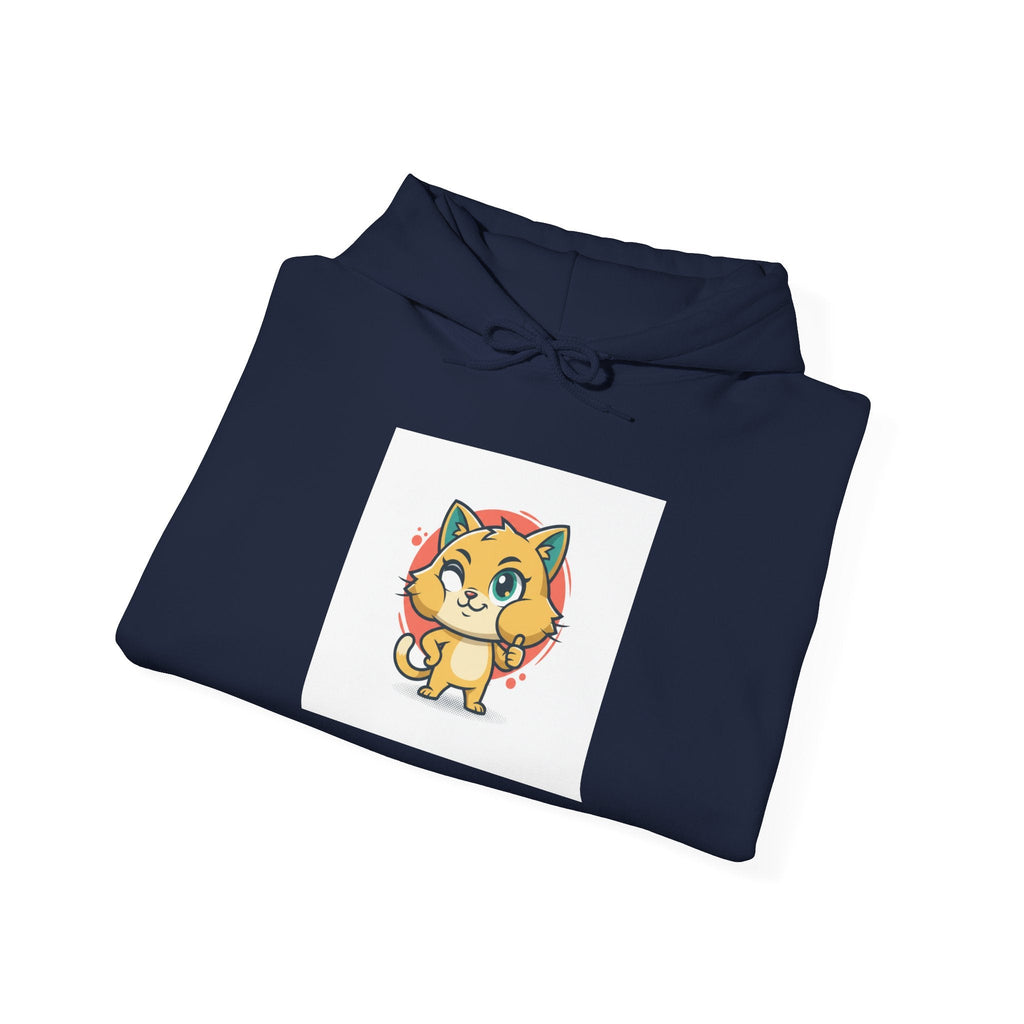 Cheeky Rodent Kitty Charm Hoodie | Rodent-Core, quirky animal design