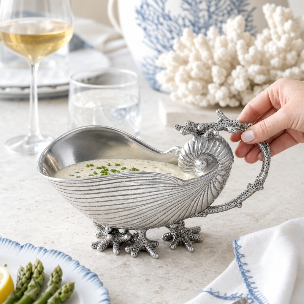 Sea Shell Sauce Bowl
