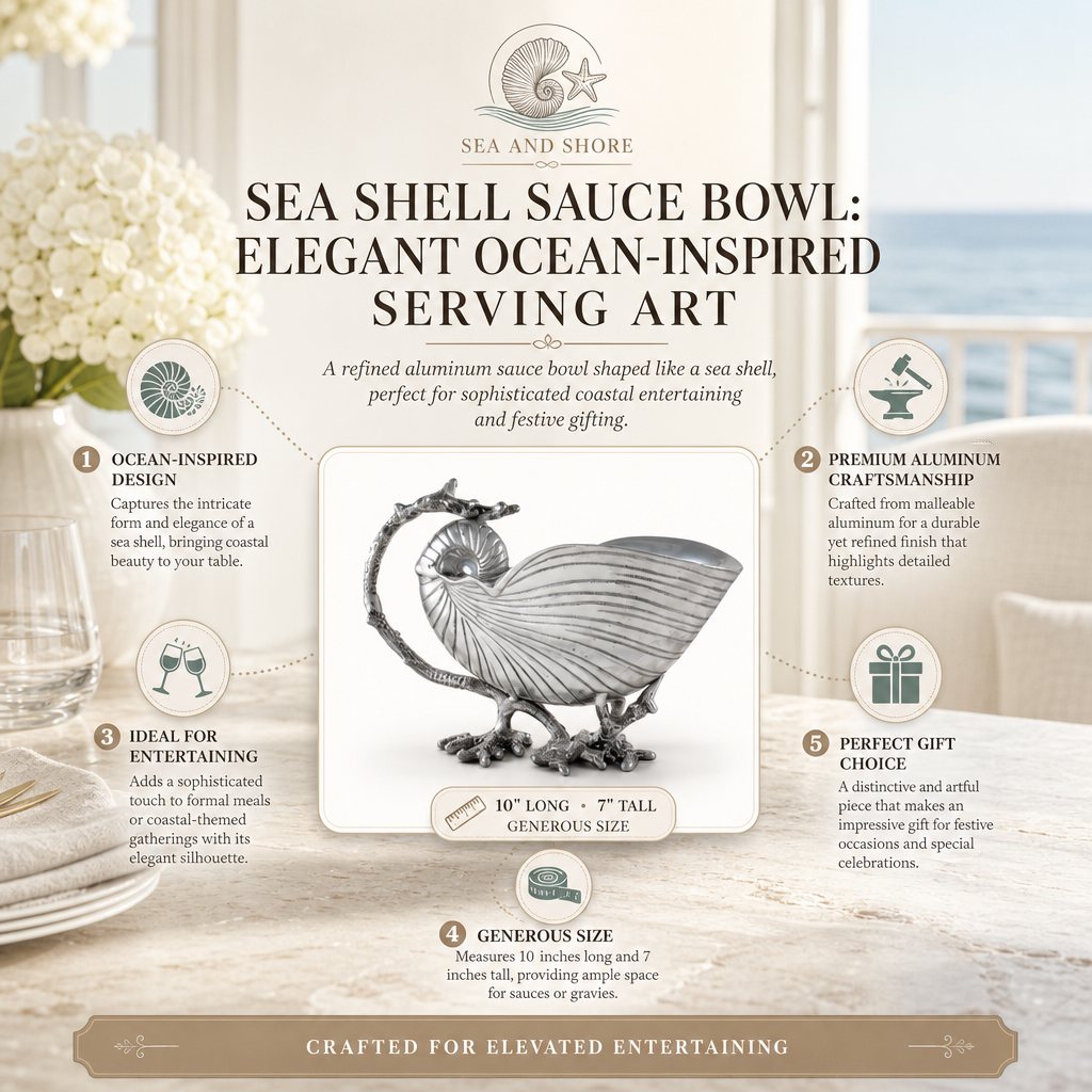 Sea Shell Sauce Bowl