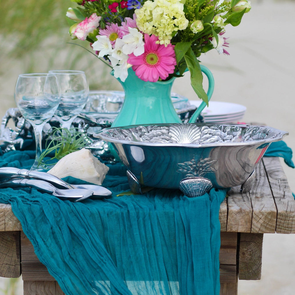 Ocean Kelp and Shells Salad Bowl
