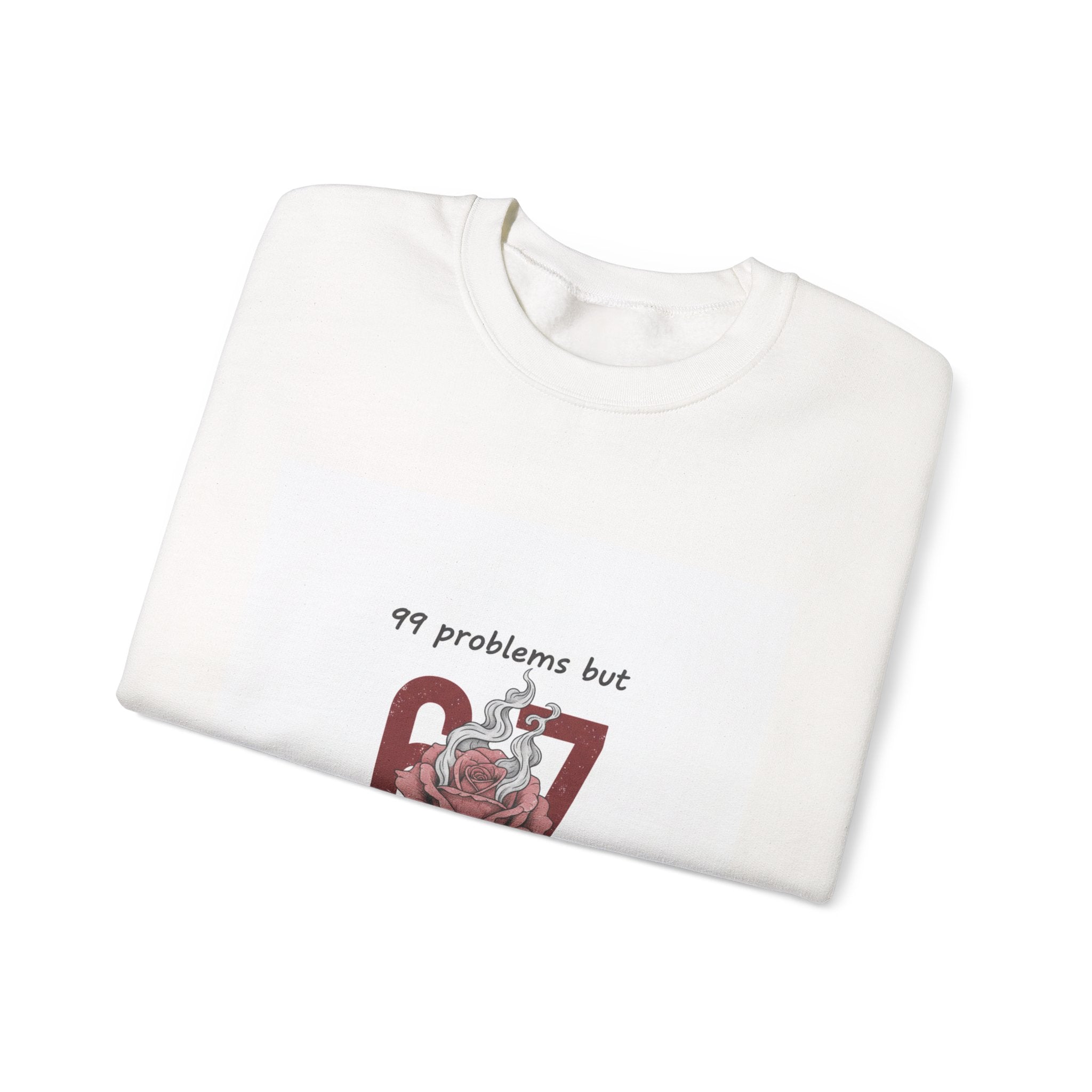 Weird Cupid Graphic Sweatshirt | quirky heart shirt, chaotic love design
