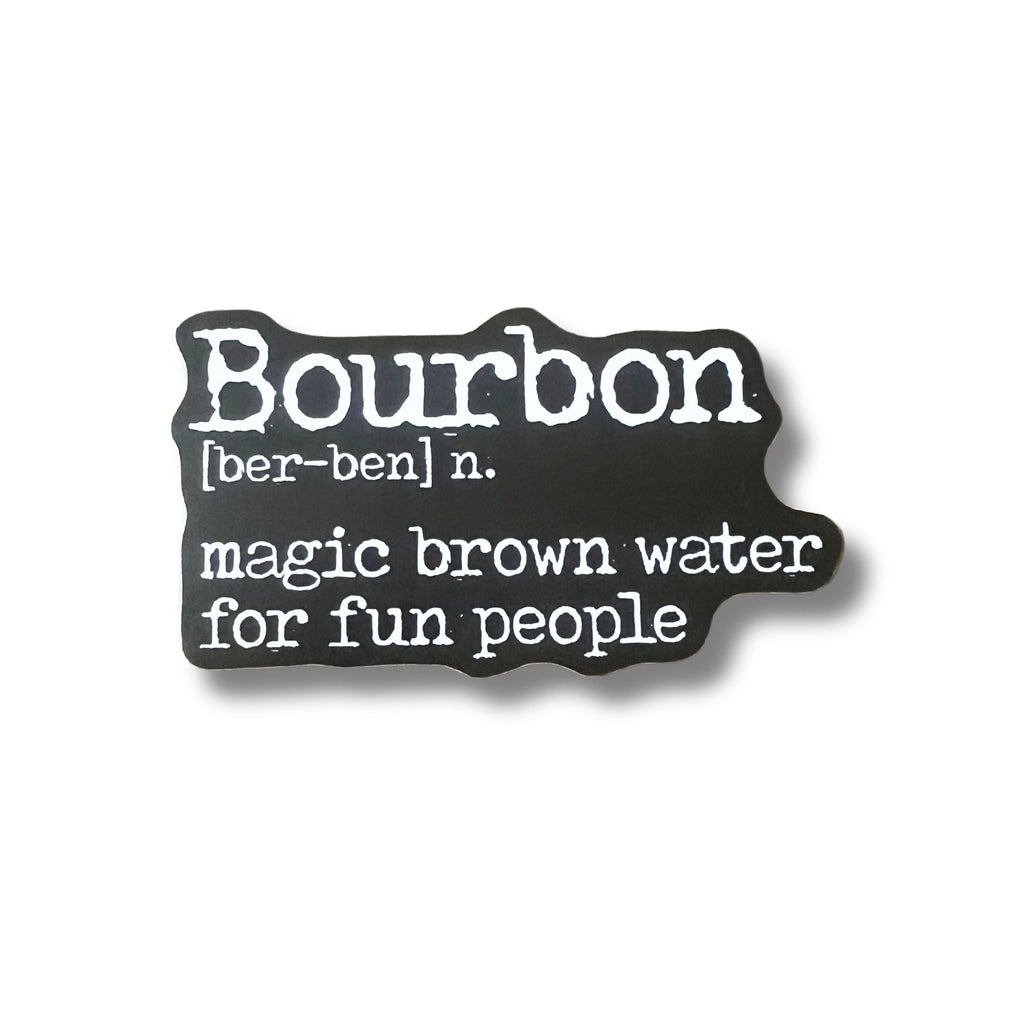Bourbon Matte Vinyl Sticker