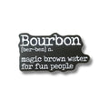 Bourbon Matte Vinyl Sticker