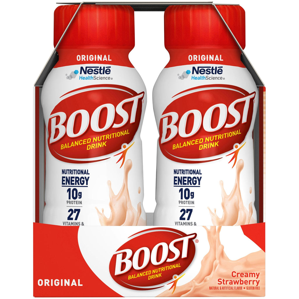 Boost® Original Strawberry Balanced Nutritional Drink, 8-ounce bottle 00041679676363
