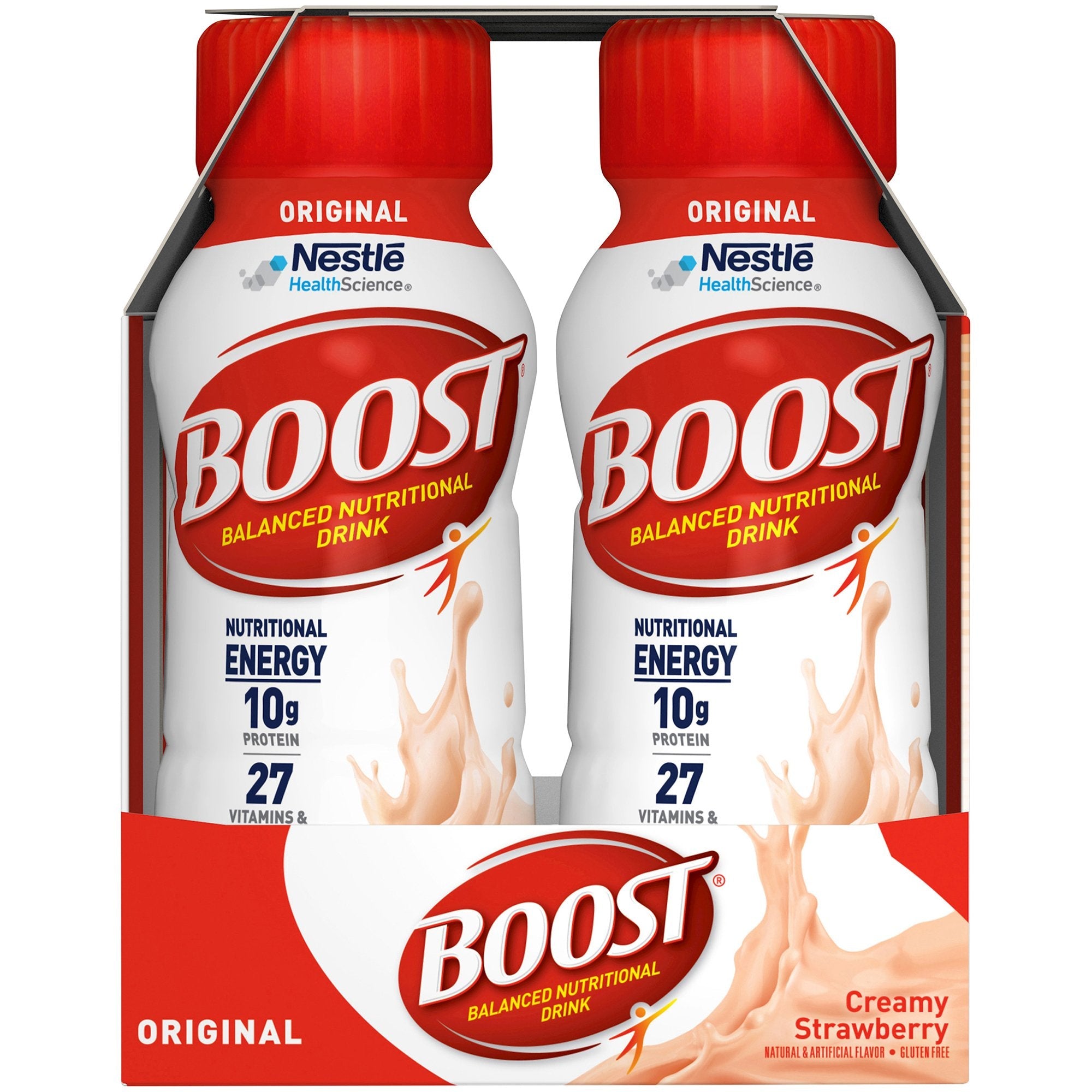 Boost® Original Strawberry Balanced Nutritional Drink, 8-ounce bottle 00041679676363
