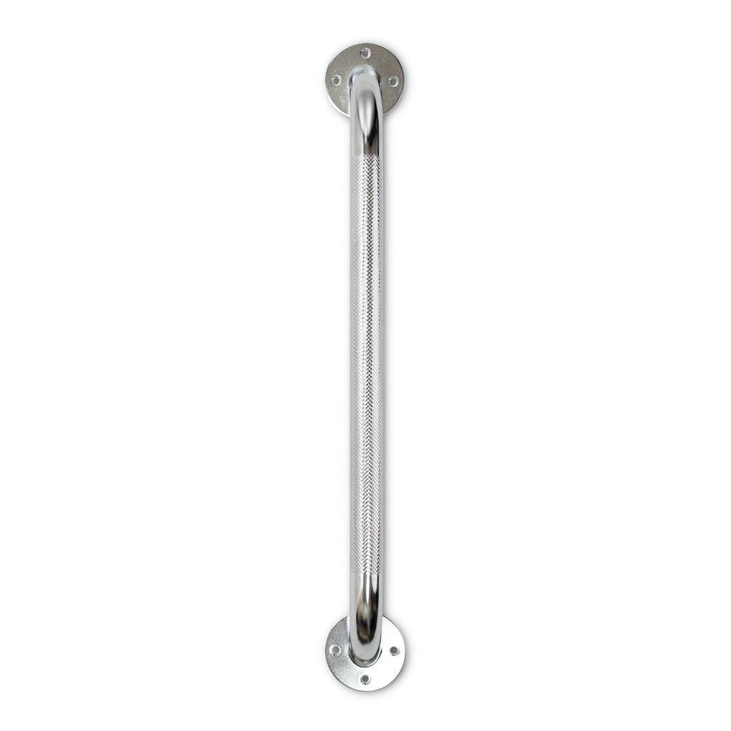 McKesson Wall Grab Bar, Chrome Finish, Knurled Steel 146-RTL12118
