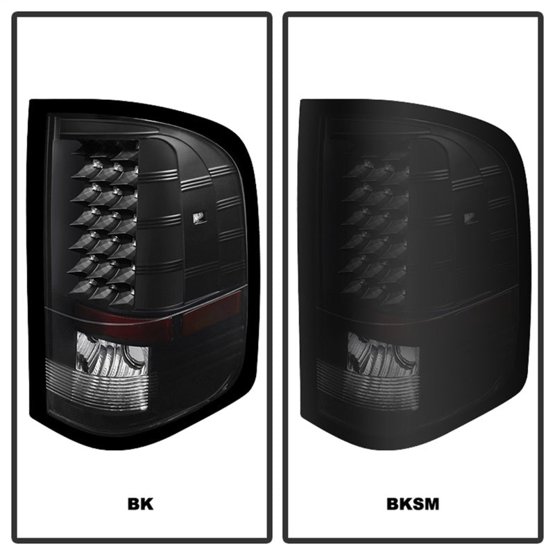 SPYDER Xtune Chevy Silverado 07-13 LED Tail Lights Black Smoke ALT-JH-CS07-LED-BKSM 5077493
