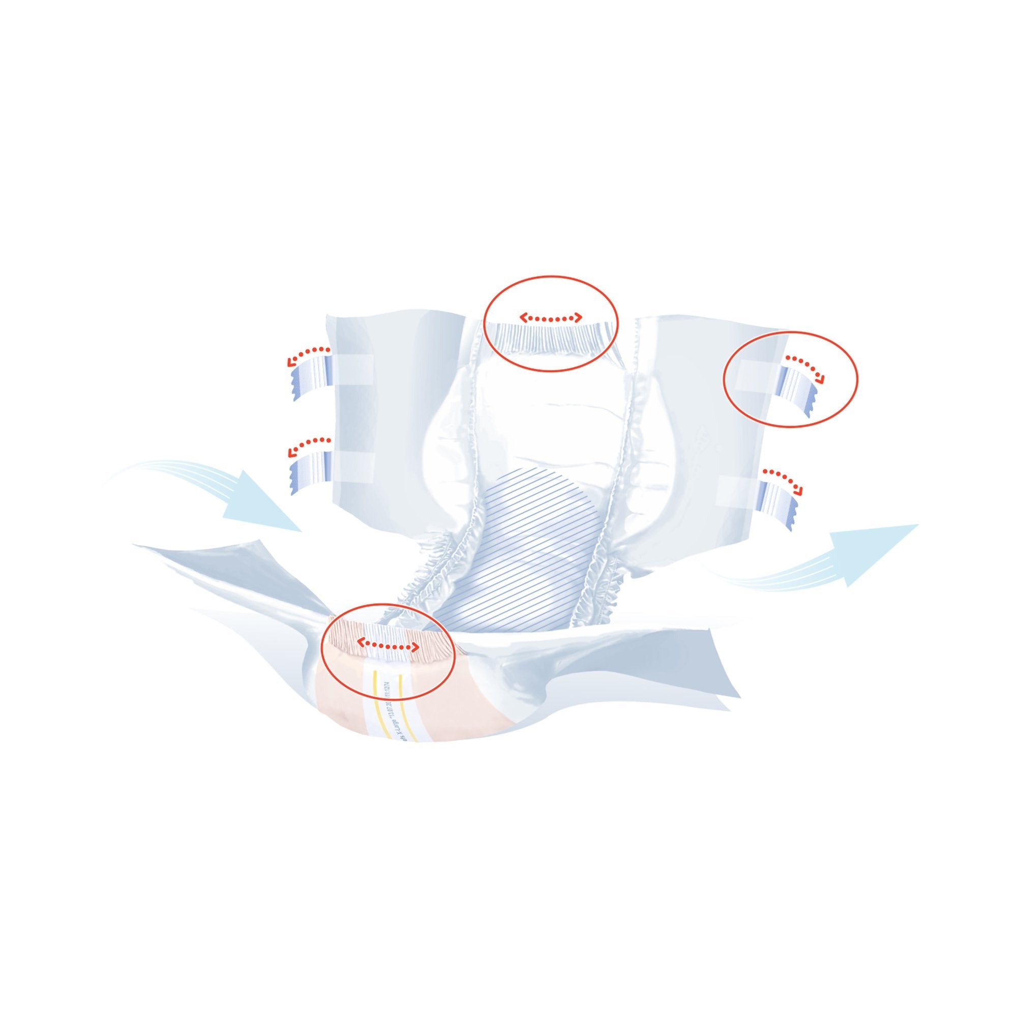Seni® Super Plus Overnight Heavy Absorbency Incontinence Brief, Extra Large S-XL25-BP1