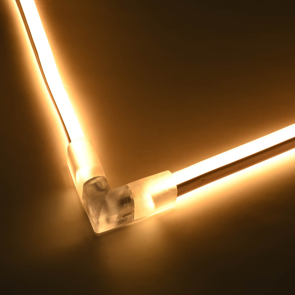 Yescom LED Neon Splice Kit 2-Wire Connectors & Pins 10-Set 14x7mm