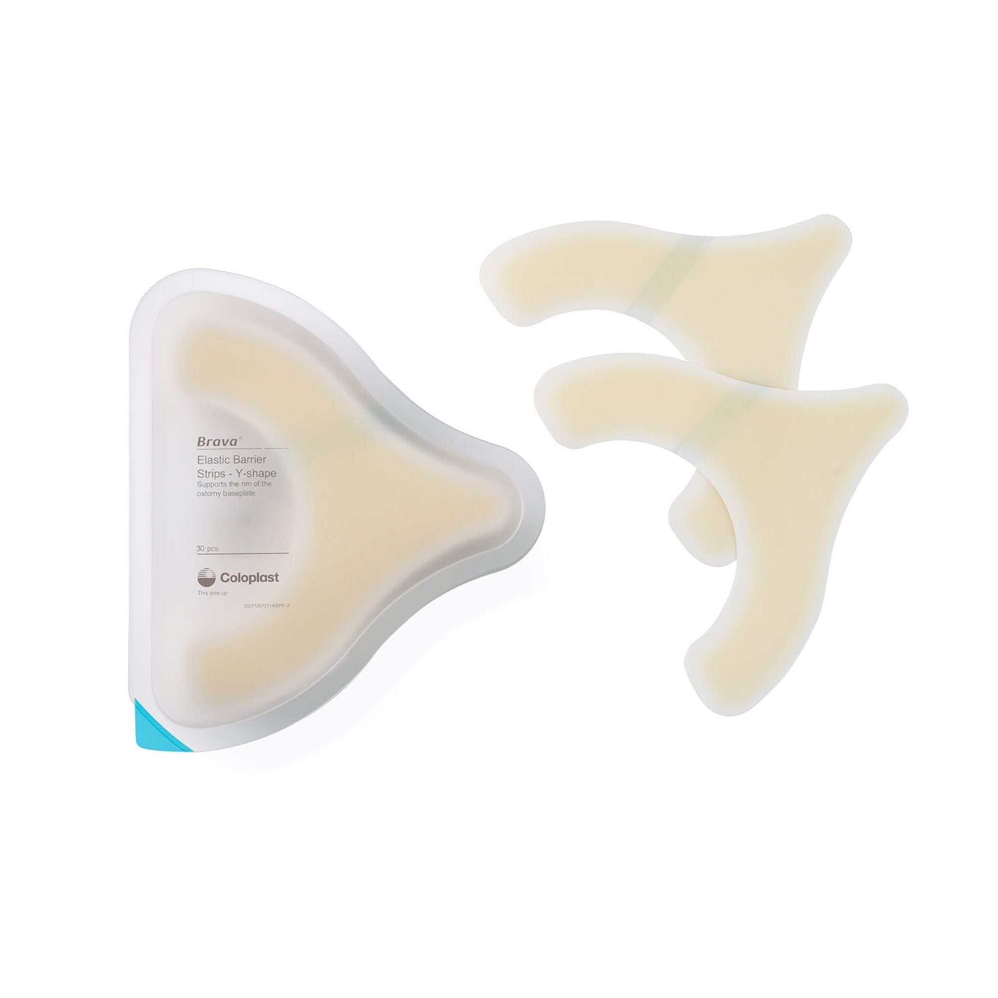 Brava® Skin Barrier Strips, Y-Shape, Elastic 120721
