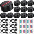 12 - Pack 3D LED Acrylic Lamp Bases – 16 - Color Remote & USB Light Stands for Acrylic Resin Displays - PhishStones Products