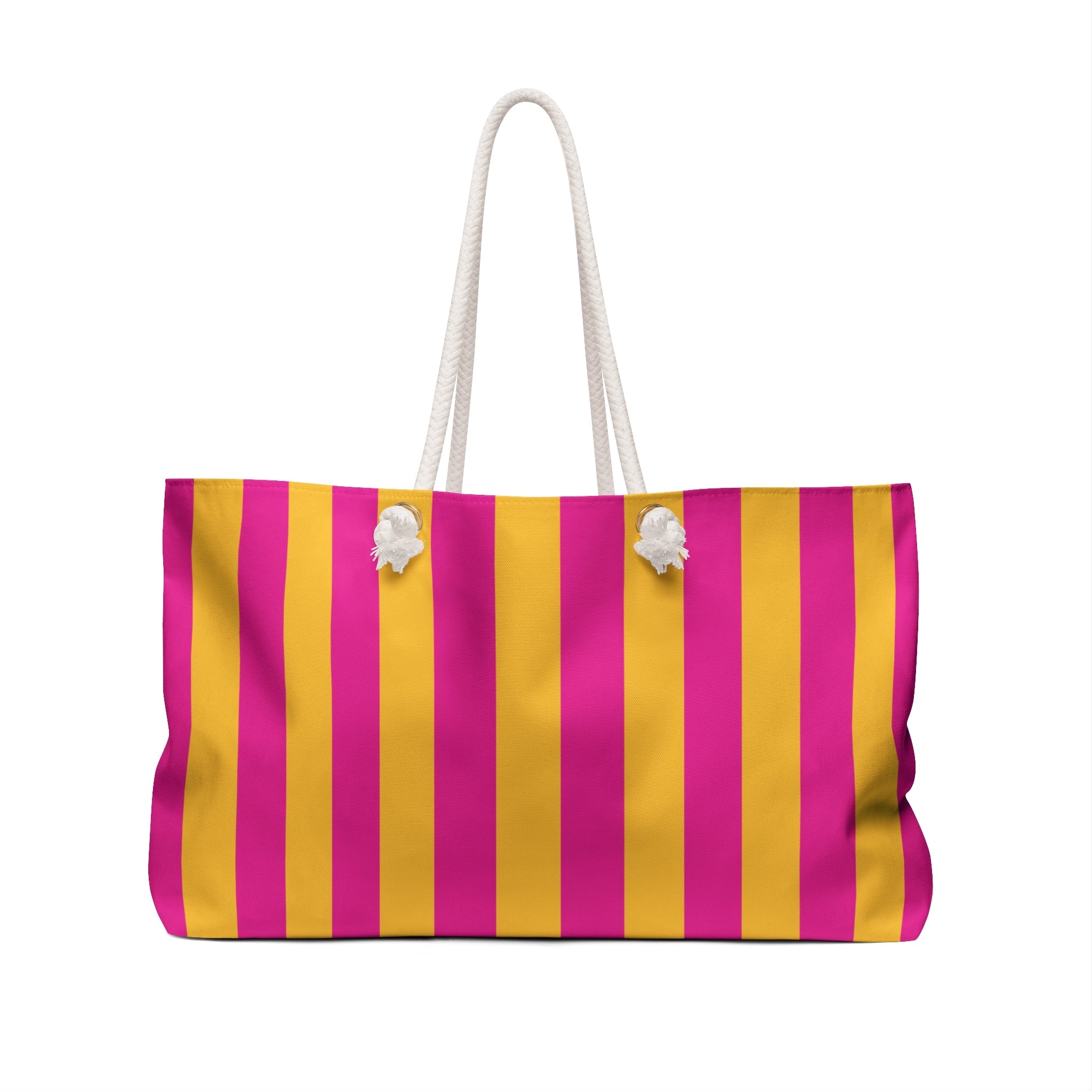 Oversized Vacation Tote Bag, Hot Pink