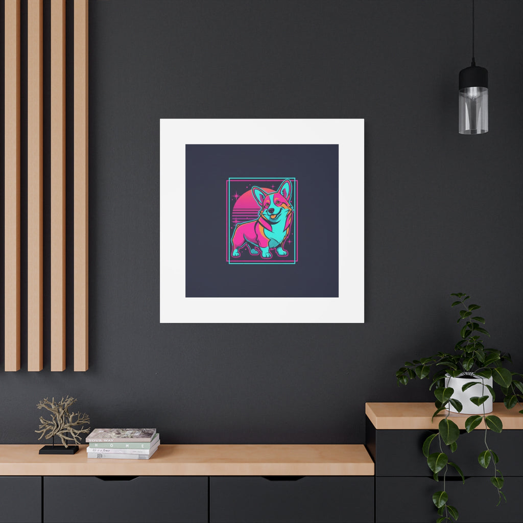 Platonic Love Corgi Canvas | Friendship Valentine, Galentine’s Wall Art